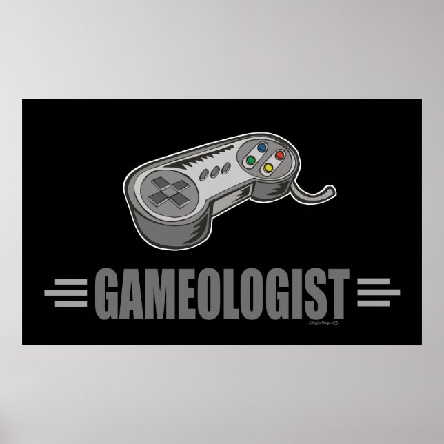 Funny videospelare poster (Framsidan)