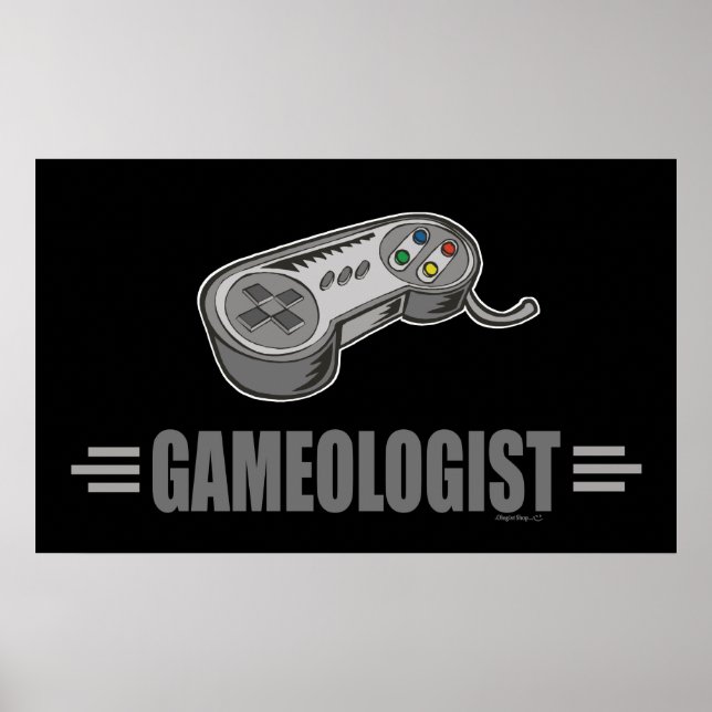 Funny videospelare poster (Framsidan)