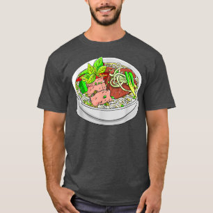 Funny vietnamesisk Food Pun PHO Ramen Kaiwaii Nood T Shirt
