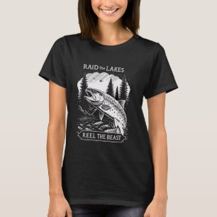 Funny Viking Fishand Nordic Mythology - Norse Tr T Shirt