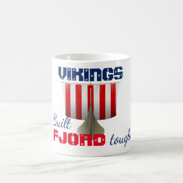 Funny Viking Frakt "Fjord Tuff" Kaffemugg