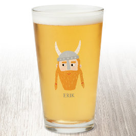 Funny Viking Personlig Beer Glaskopp