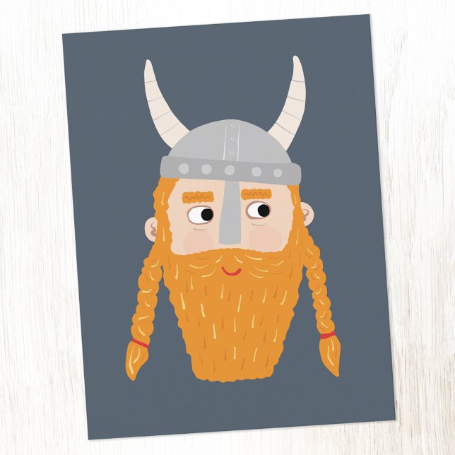 Funny Viking Vykort (Skapare uppladdad)