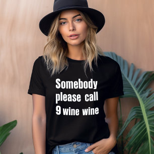 Funny Vin Akut Modern Typografi T Shirt
