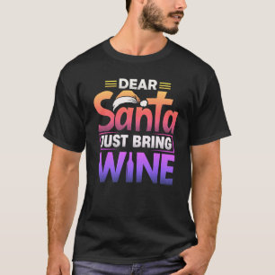 Funny vin älskare jult t shirt
