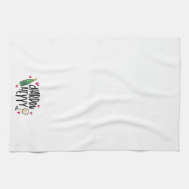 Funny Vin Chardonnay Heyyy Kökshandduk