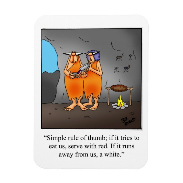 Funny Vin Humor Magnet Gift (Vertikal)