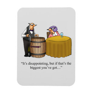 Funny Vin Humor Magnet Gift