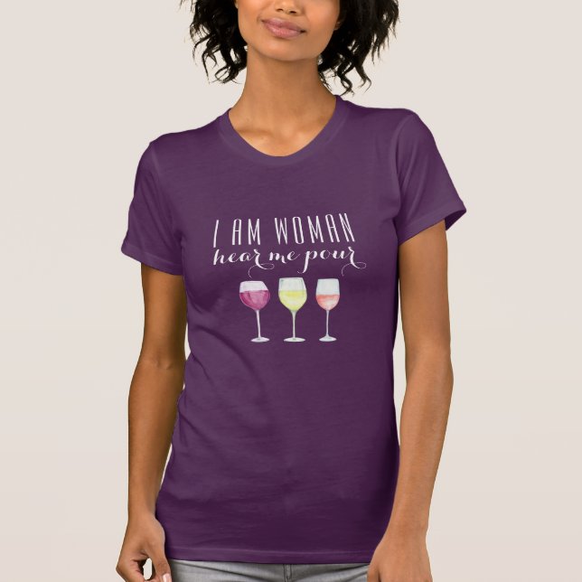 Funny Vin Quote Womans Mode T Shirt (Framsida)