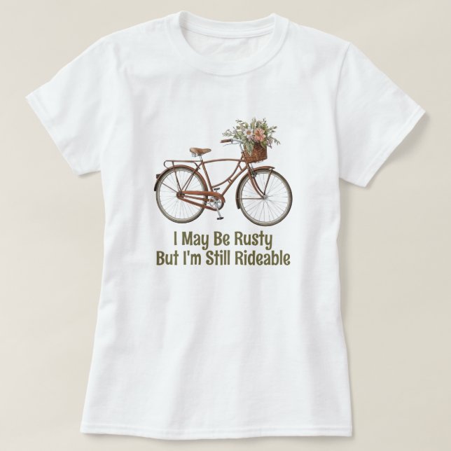 Funny Vintage Bicycle T Shirt (Design framsida)