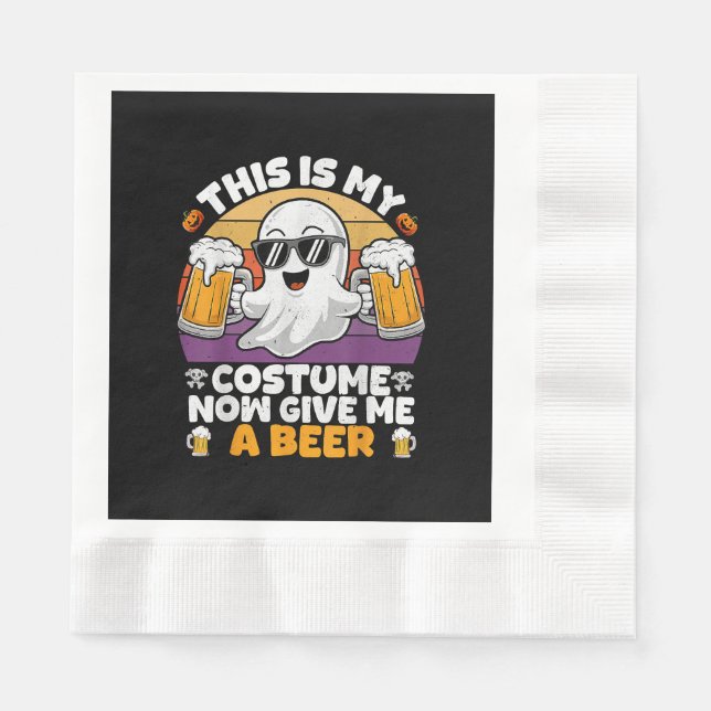 Funny Vintage Boo Pappersservett (Framsidan)