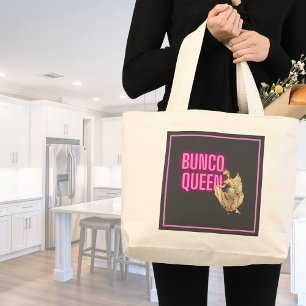 Funny Vintage Bunco Queen Jumbo Tygkasse