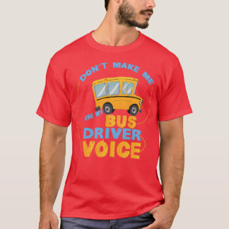 Funny Vintage Buss Driver Voice Job Operator Busma T Shirt