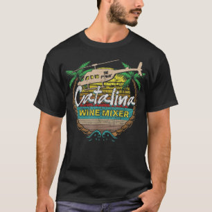 FUNNY VINTAGE CATALINA SUNSET VIN MIXER T-Shirt