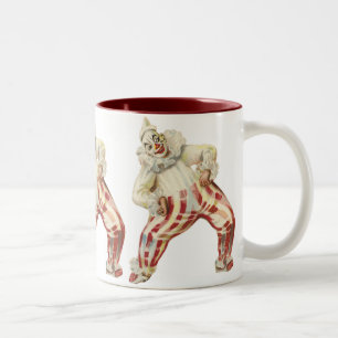 FUNNY VINTAGE CLOWN DESIGNER KAFFE KOPPAR - GIFTS
