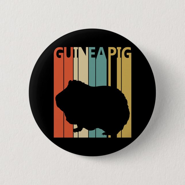 Funny Vintage Guinea Gris Knapp (Framsida)