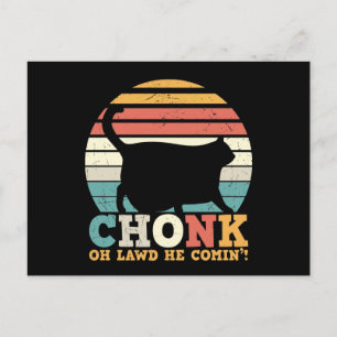 Funny Vintage Halloween Cat Vykort