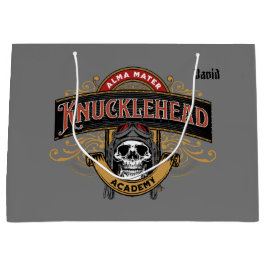 Funny Vintage Knucklehead Academy Skull