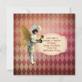 Funny Vintage Medicare Senior Birthday
