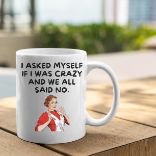 Funny Vintage Woman Coffee Mugg