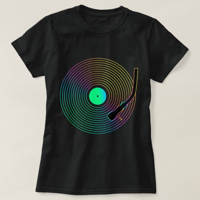 Funny vinylpostspelarskiss 1 t shirt (Design framsida)