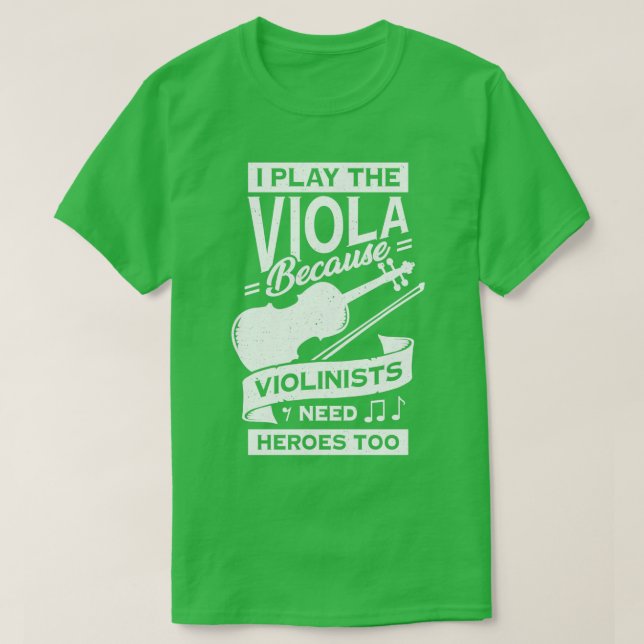 Funny Viola Player Instrument Violist Gift T Shirt (Design framsida)