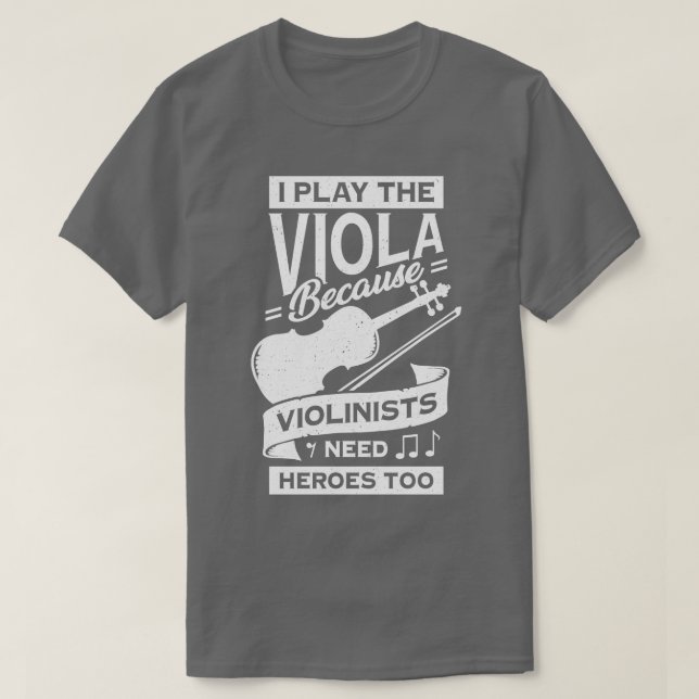 Funny Viola Player Instrument Violist Gift T Shirt (Design framsida)