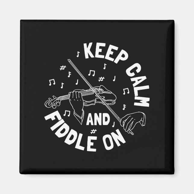 Funny Violin Violin Player Magnet (Framsidan)