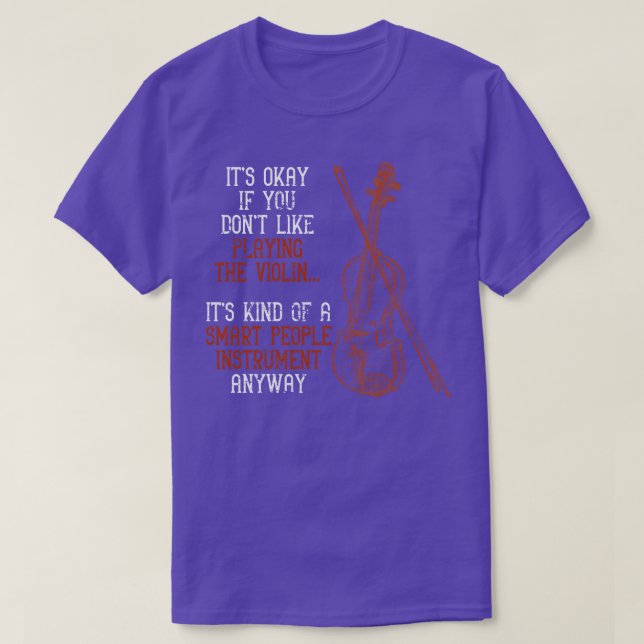 Funny Violinist Gift Violin T Shirt (Design framsida)