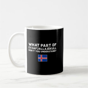 Funny Volcano Island Kaffemugg
