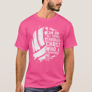 Funny Volleyball Christian Boys Girls T Shirt