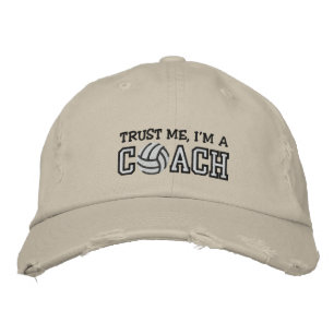 Funny Volleyball Coach Broderad Keps