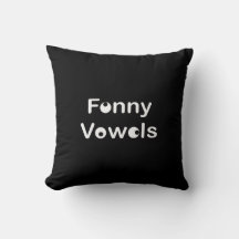 Funny Vowels Futuristiska White Classic