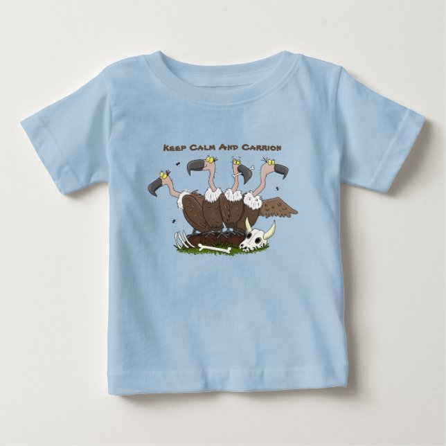 Funny vultures humor tecknad t shirt (Framsida)