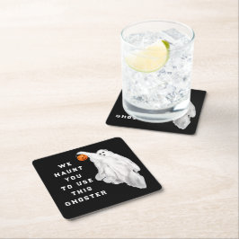 Funny Vuxen Halloween fest Underlägg Papper Kvadrat