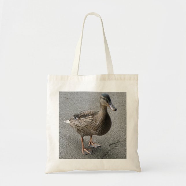 Funny Waddling Anka Bag Tygkasse (Framsidan)