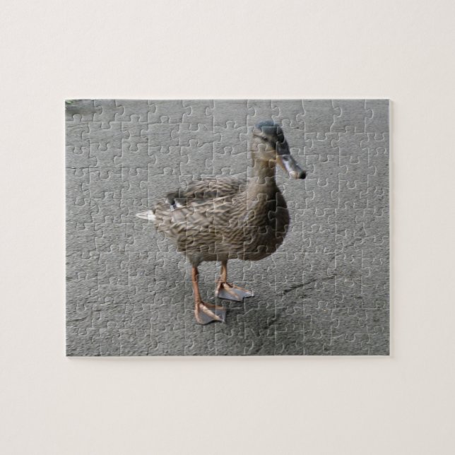 Funny Waddling Anka Puzzle Pussel (Horisontell)