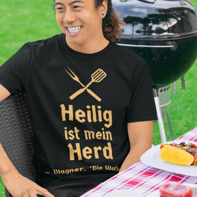 Funny Wagner Die Walkure Cute Opera Quote Grilling T Shirt (This Wagner "Die Walkure" opera shirt is a conversation starter at backyard cookouts!)