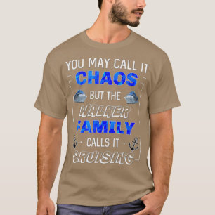 Funny Walker Family Cruise Vacation Resa Matching  T Shirt