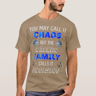 Funny Walker Family Cruise Vacation Resa Matching  T Shirt