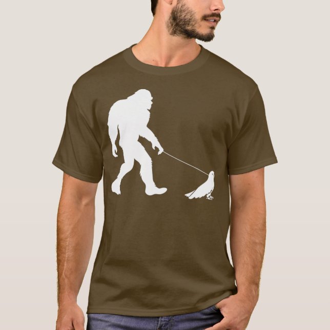 Funny Walking Kakapo Uggla Parrot T Shirt (Framsida)