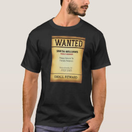 Funny Wanted Family Reunion T Shirt