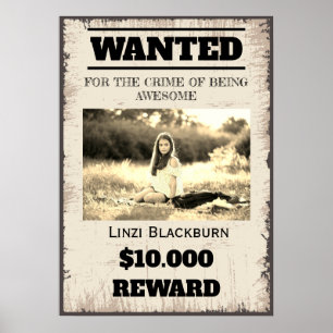 Funny Wanted Poster