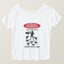 FUNNY Warning Farm patrullerad av Crazy Goat Dam