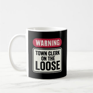 Funny Warning Shop Keeper On The Loose Humor Kaffemugg