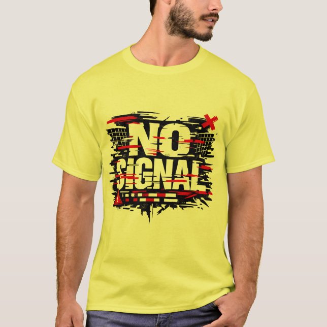 Funny Warning T-Shirt – “Does Not Signal As If It  (Framsida)