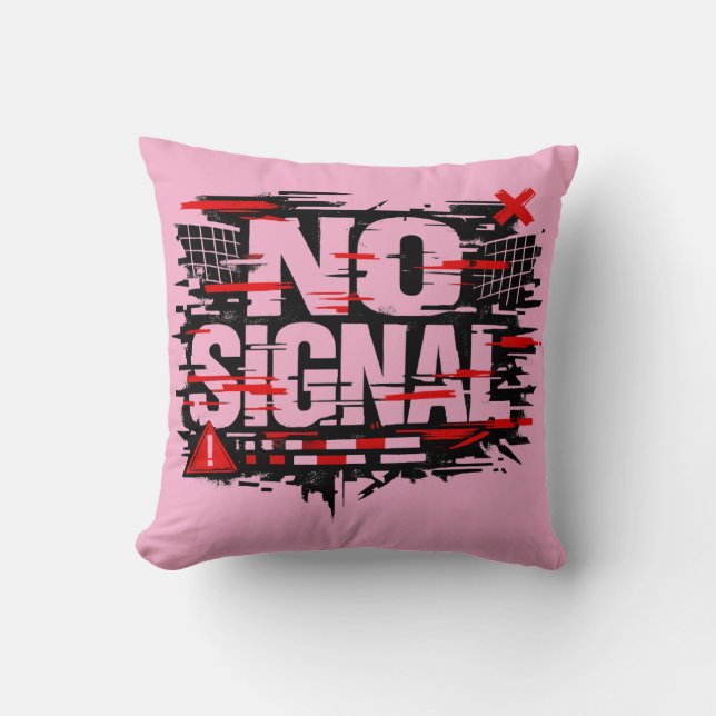 Funny Warning Throw Pillow – “Does Not Signal As I Kudde (Framsida)