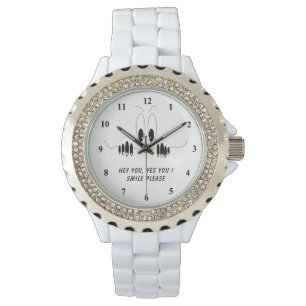 Funny Watch Curiosity Ögon - Smile Armbandsur
