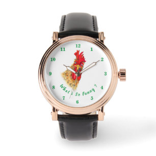 Funny Watch Gift med överraskad Tupp Armbandsur