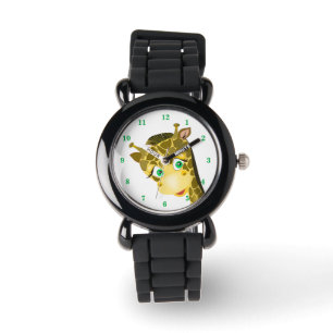 Funny Watch med Lycklig Giraffe - Smile Armbandsur